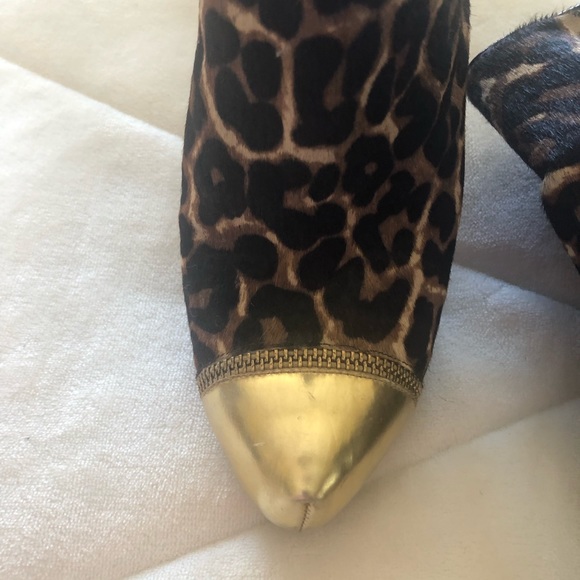 Michael Kors leopard gold tip booties - Picture 4 of 5